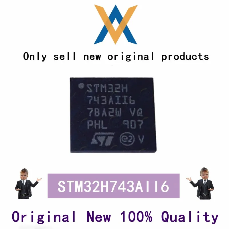 

IC New and Original STM32H743AII6 MCU 32BIT 2MB FLASH 169UFBGA Microprogrammed Control Unit STM32H743AII6 in stock