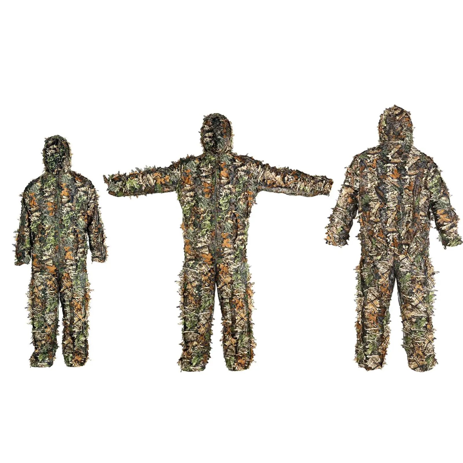 

Костюм Ghillie, охотничья одежда, дышащая камуфляжная одежда с капюшоном для индейки, для игр на открытом воздухе, для наблюдения за птицами в лесу