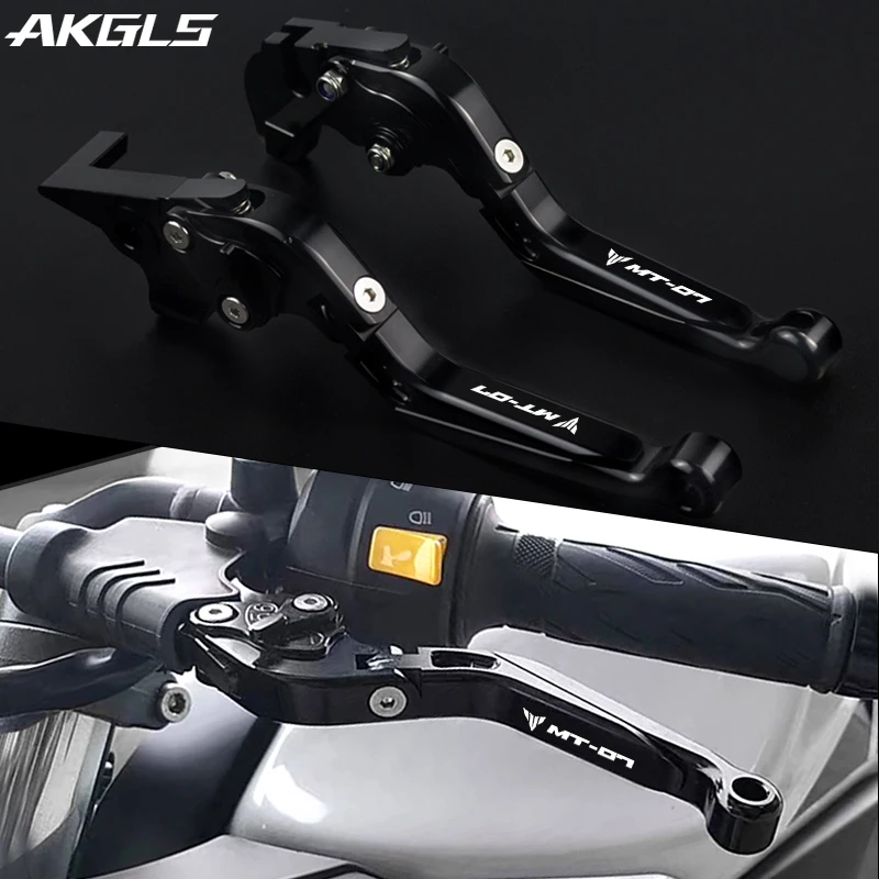 

For Yamaha MT-07 MT 07 MT07 2014-2017 2018 2019 2020 2021 Motorcycle CNC adjustable folding retractable brake clutch handle