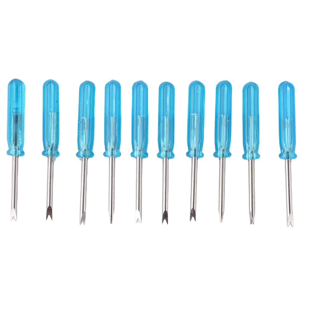 

Watch Repair Screwdriver Steel+Plastic Strap Buckle Remover V-type Special 10pcs Accessories Repair Tool Screwdriver