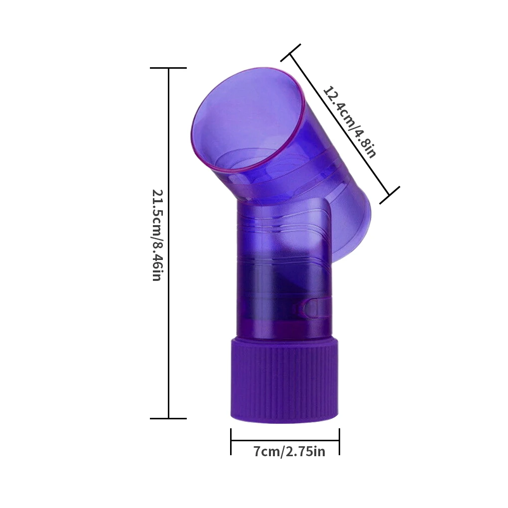 

Фен-рассеиватель для волос, вращающийся на ветру, пластиковый диффузор, инструмент для укладки волос, синий