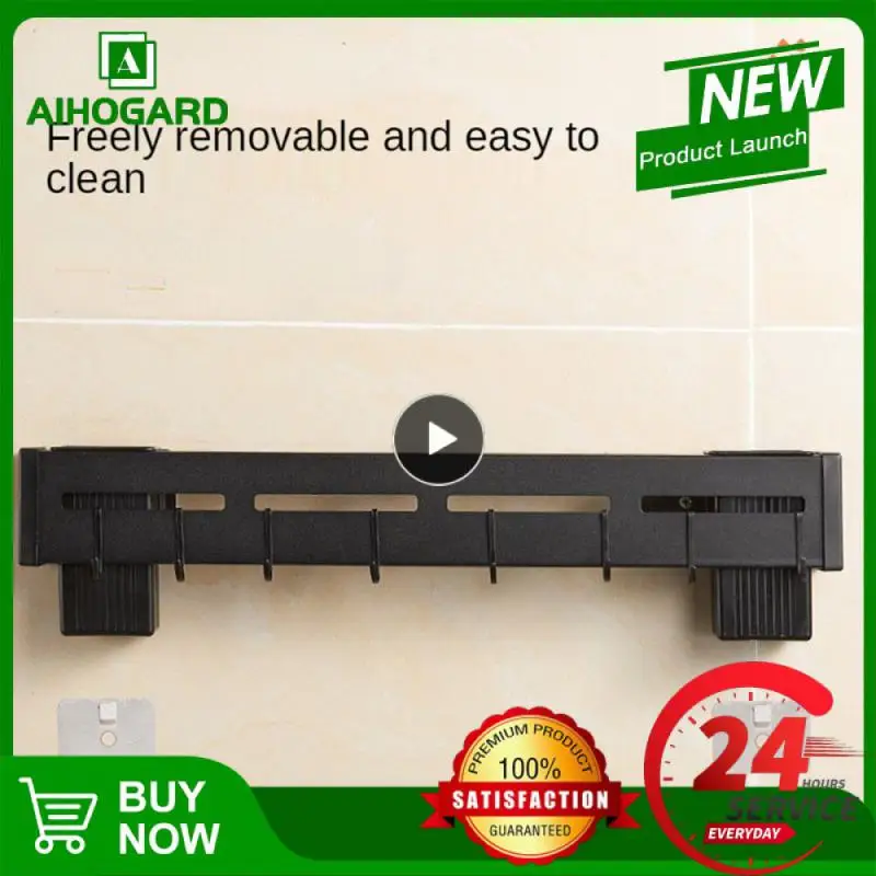 

Multifunctional Kitchen Knives Holder Wall-mounted Carbon Steel Cutlery Organizer Chopstick Barrel Tool Spoon Hanging Rack