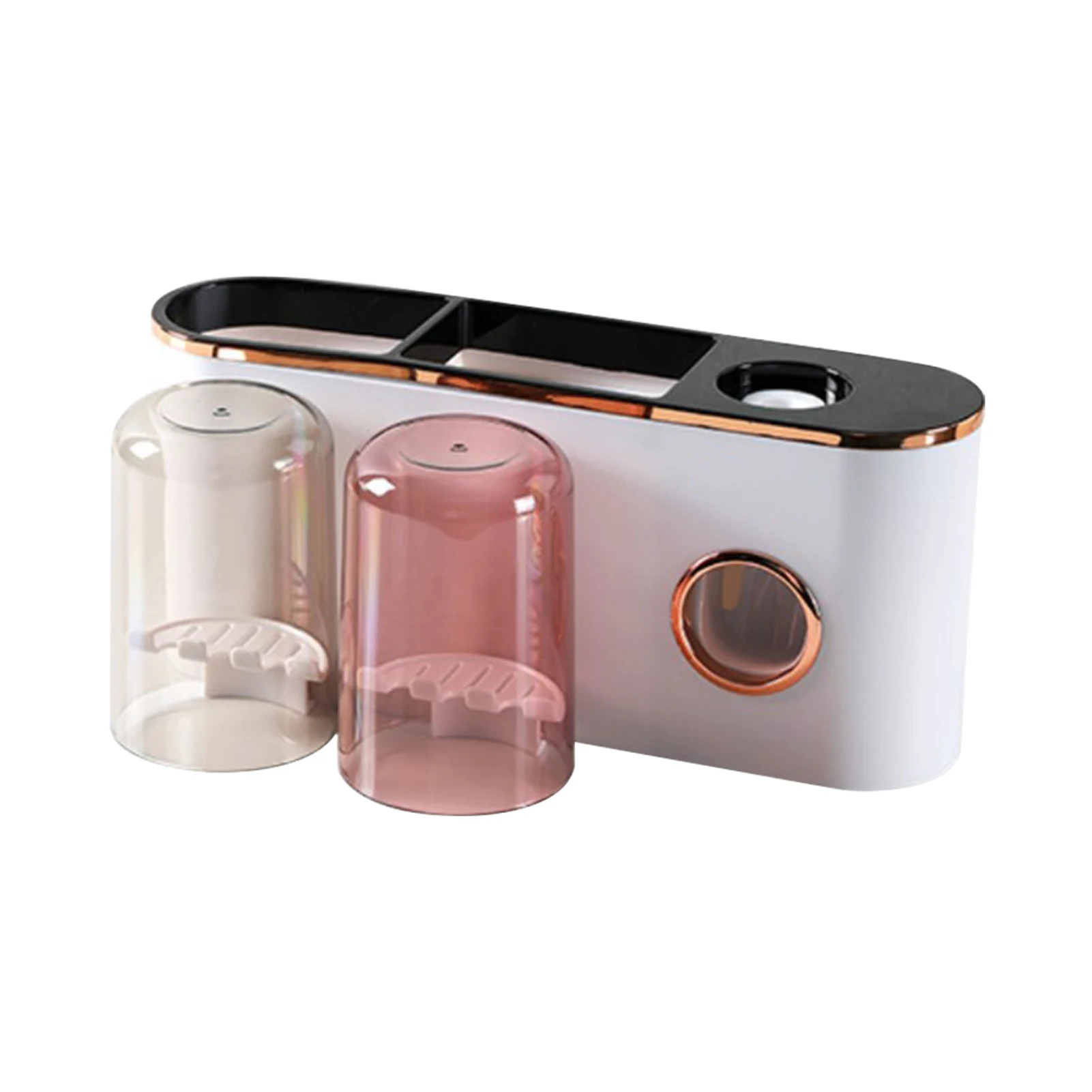 

Настенный держатель для зубной щетки, 2 чашки, 6 слотов