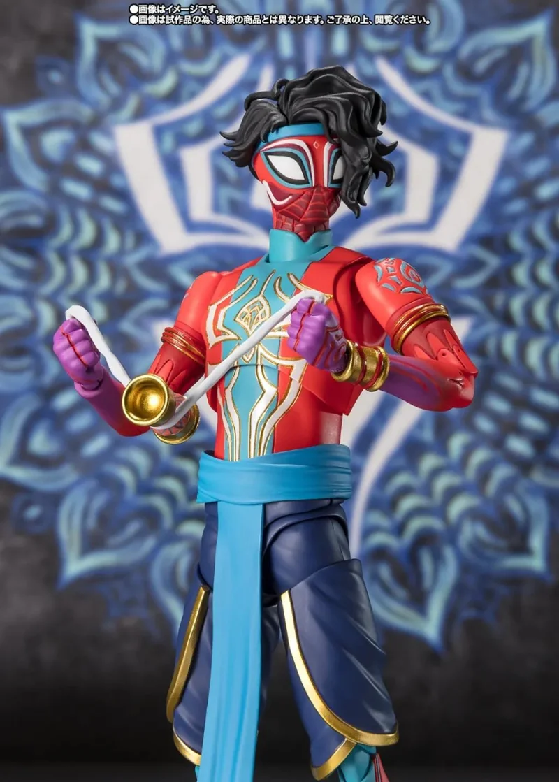 Фото В наличии: Коллекционная подвижная фигурка Bandai SHF Spider-Man: Через вселенные (аниме-фильм), модель-игрушка №5