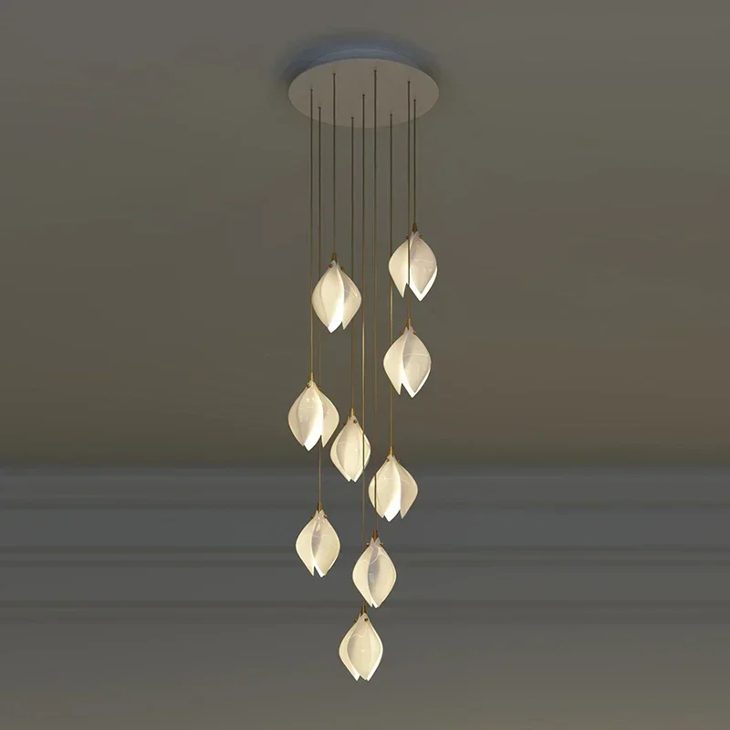 Новая индивидуальная скандинавская простая керамическая люстра для ресторана с