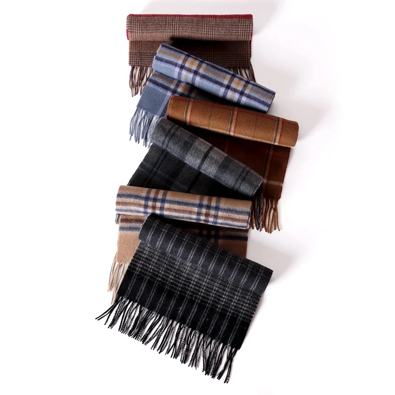 

winter men plaid scarf wool casmere scarves for women ecarpe foulard femme lon wool pasmina sjaal sawls business scarf