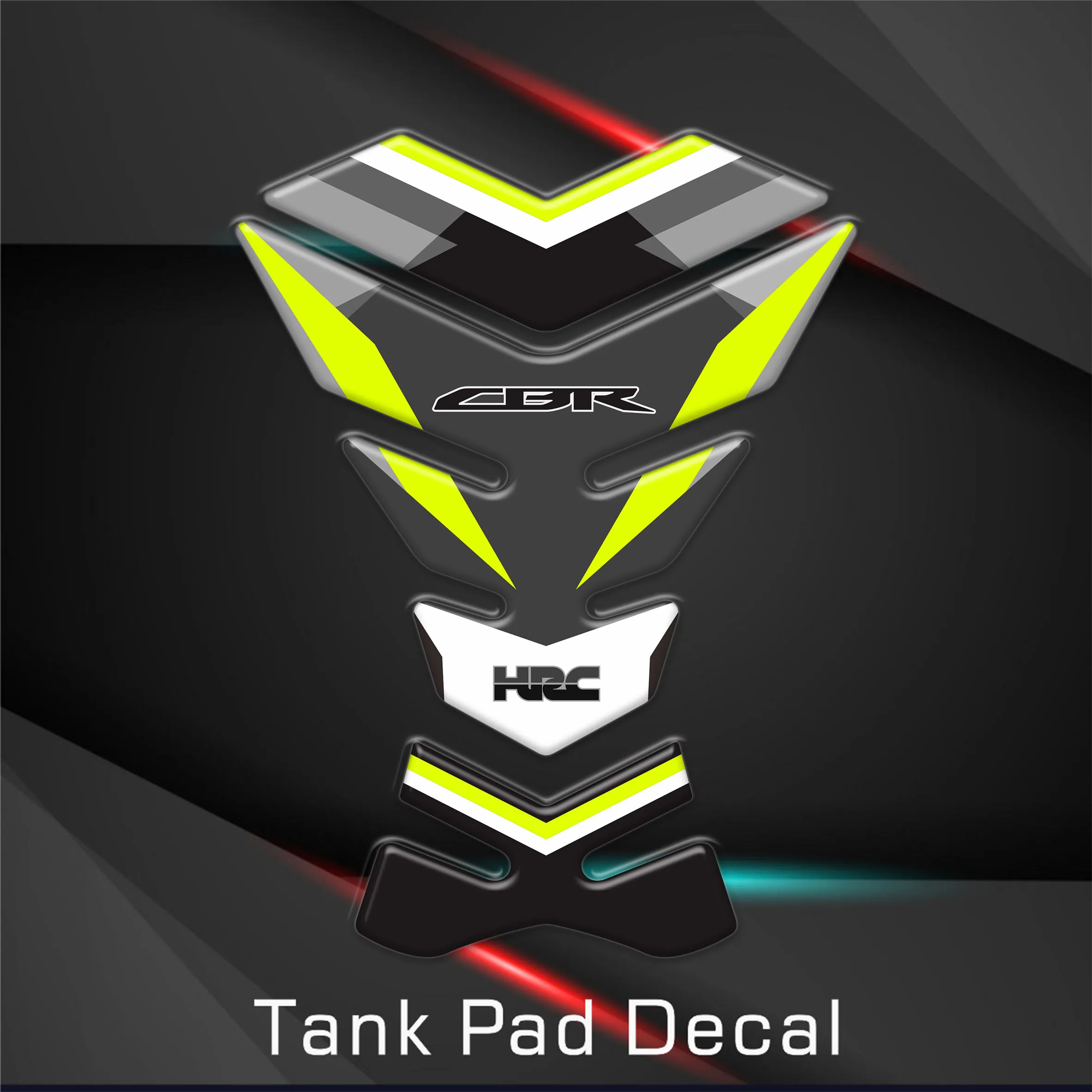 

For Honda CBR1000 600RR CB400 CB750 CB1300 HORNET HRC logo Real Carbon fiber tank pad Protector Sticker