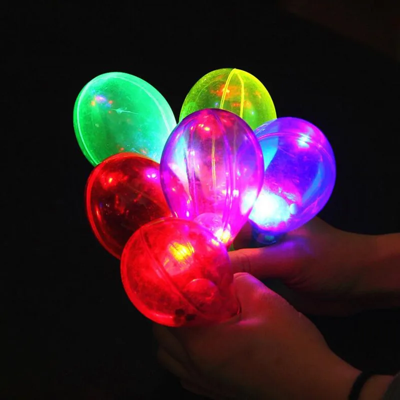 

12 Pcs Cute LED Flashing Maraca Rocking Music Toy Party Birthday Children Luminous Festival Wedding Holiday Halloween