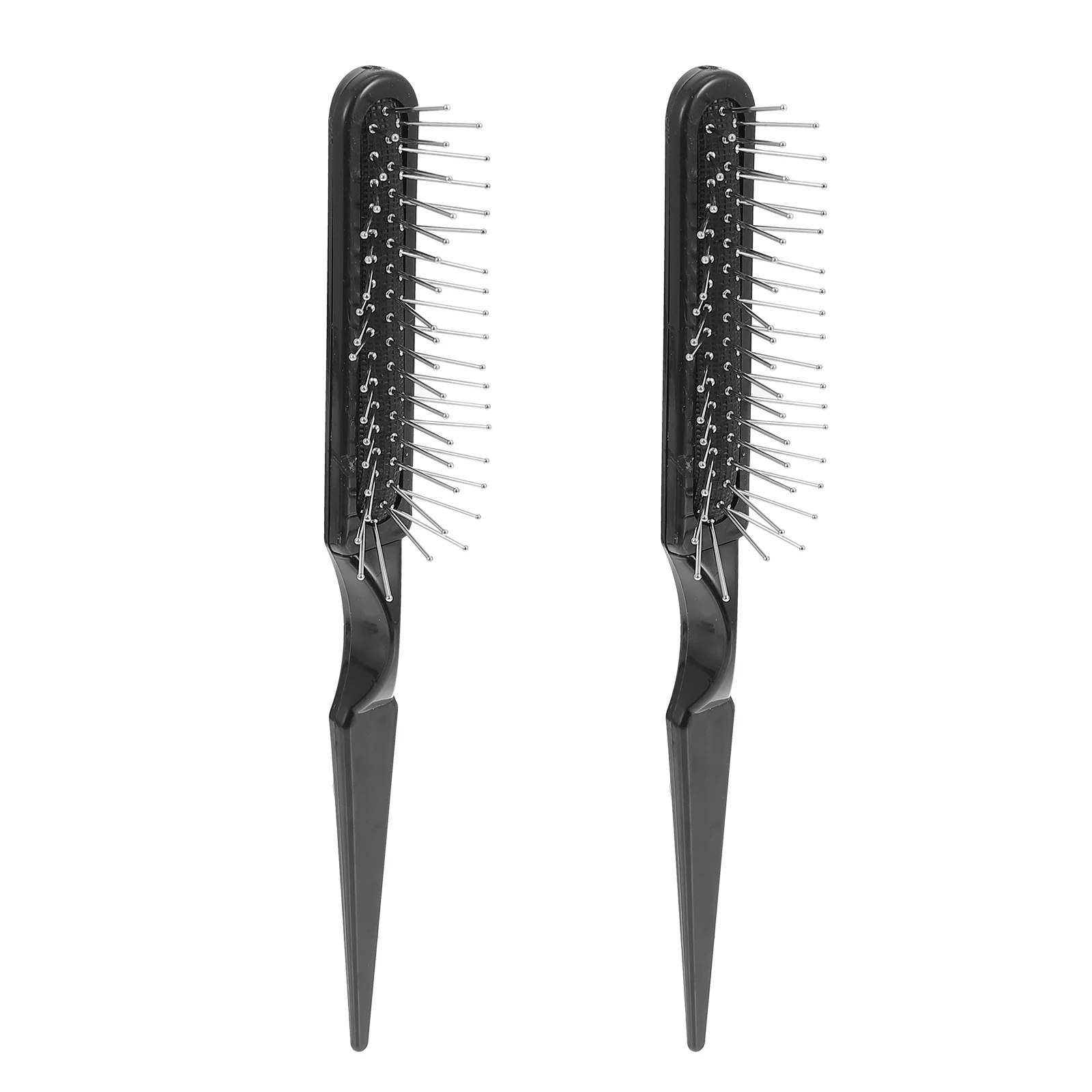 

Brush Haircomb Cushion Steel Styling Backcombing Pick Tail Rat Withair Detangling Scalp Dyewire Airbag Teasing