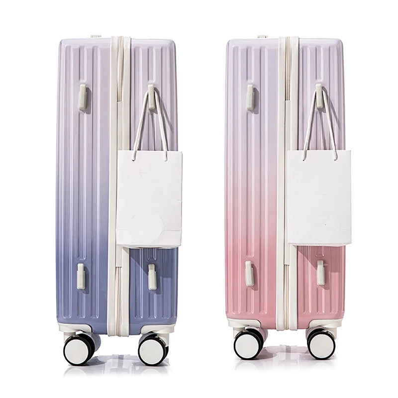 Новый Дорожный чемодан на колесиках размером 20 дюймов с градиентом 24 дюйма