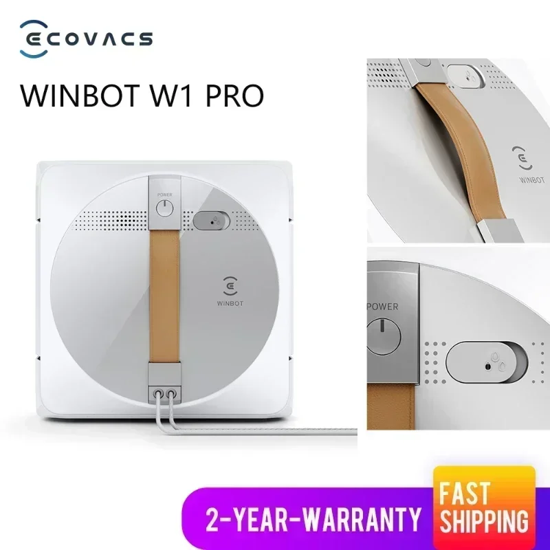 Фото 100-240 В ECOVACS W1 PRO робот для мытья окон W1PRO бытовые оконные сокровища полностью электрический автоматический распылитель воды для протирания №2