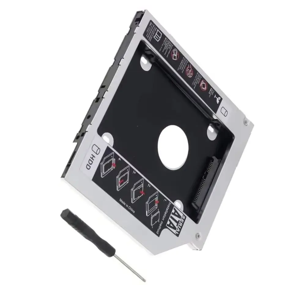 Фото 2,5 SATA жесткий диск HDD оптический отсек Caddy рамка адаптер для Lenovo B50-45 B51-80 B50-50 G50 G50-30 G50-70 G70-70 G50-45 Z40-70 №2
