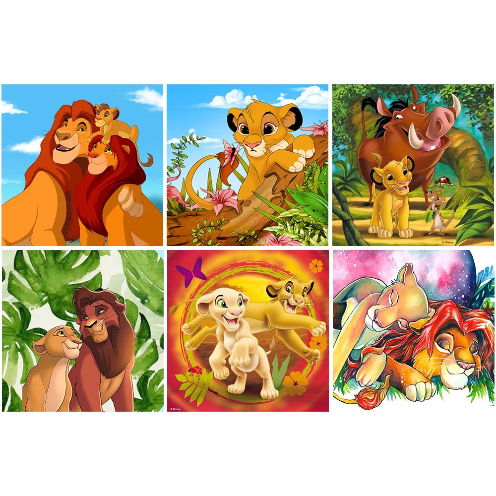 

Алмазная вышивка «Король Лев» из мультфильма «Сиба»