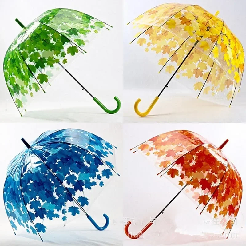 

NEW Brand Flower Umbrella For Women Transparent Umbrella Girl Parasol Sun Portable Strongly Rain Female Sun UV clear Kids Umbrel