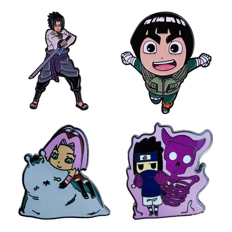

Japanese Anime Pins Cartoon Movies Games Enamel Lapel Badge Collecting Hoodie Backpack Hat Decorative Accessories Fans Gift