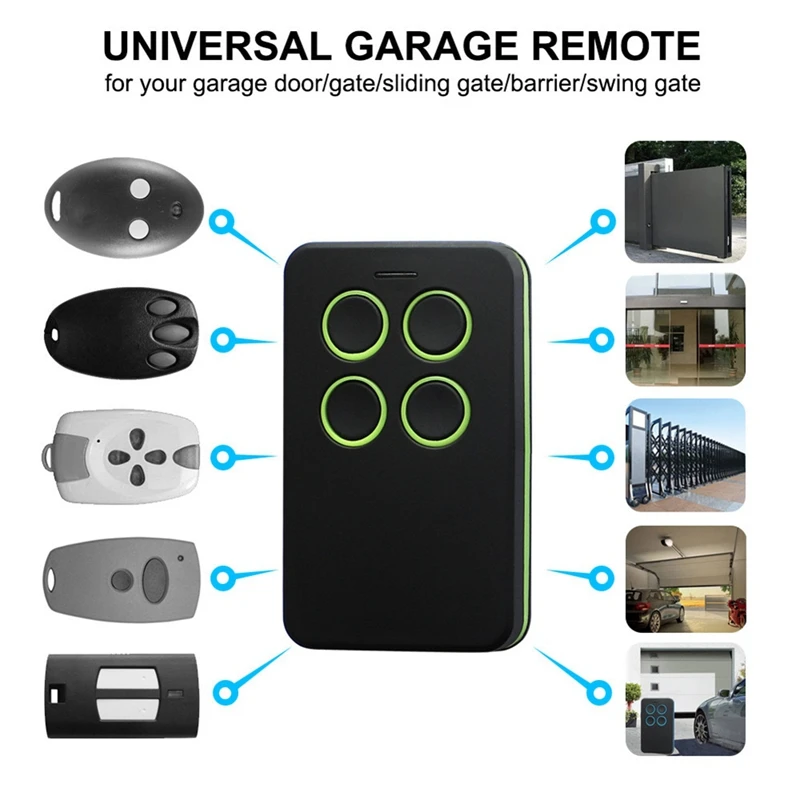 250M-913Mhz Wireless Copy Remote Control Electric Garage Door Opener Duplicator Clone Code 4 Keys Transmitter