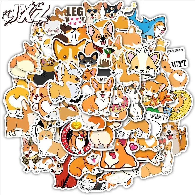 

10/30/50PCS Cartoon Animal Graffiti Stickers Cartoon Waterproof Stickers Skateboard Suitcase Decorative Stickers Wholesale