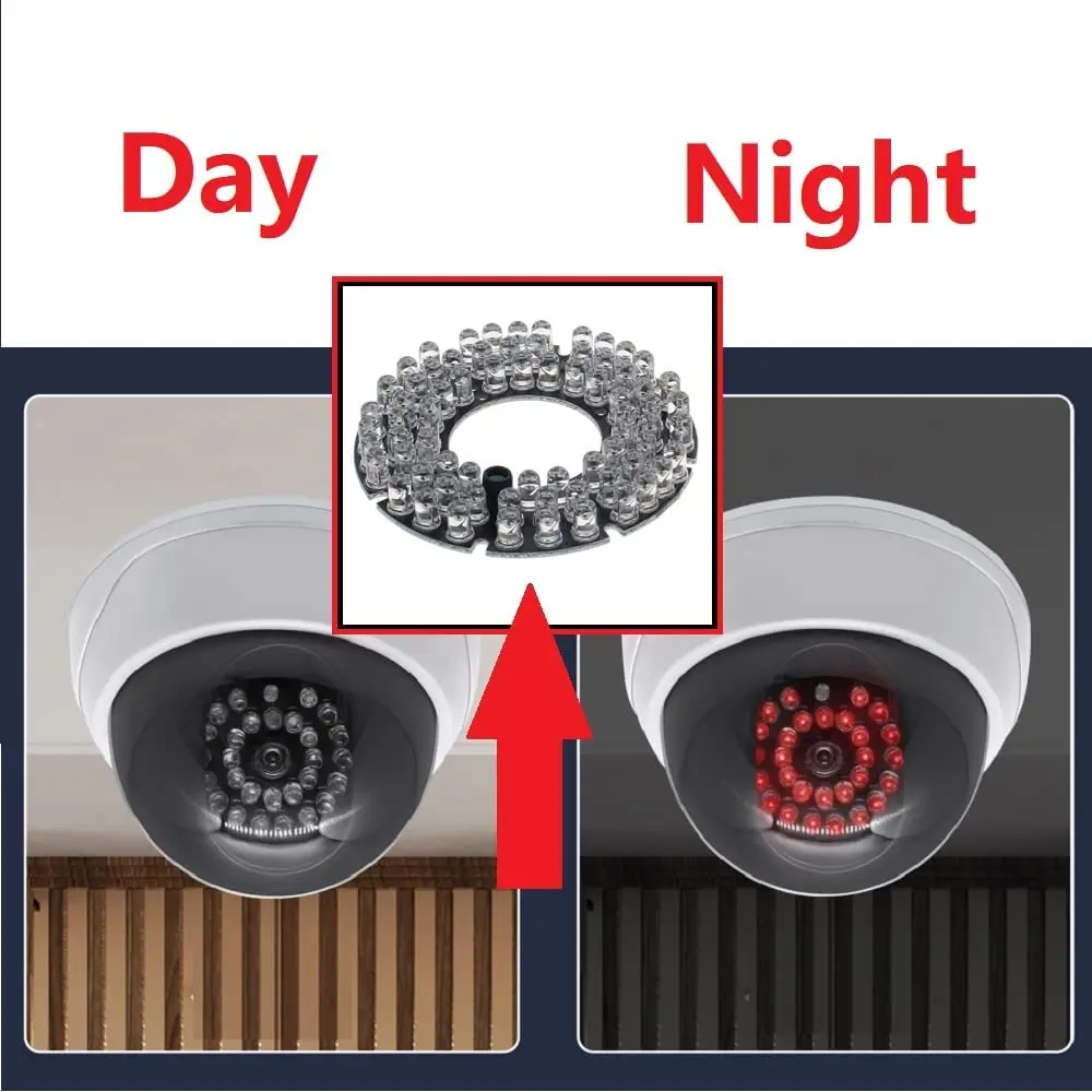 

Infrared 36 LED IR Infrared Lighting Plate 90° Degree Round Plate Bulbs For CCTV Security Camera Surveillance Night Vision White