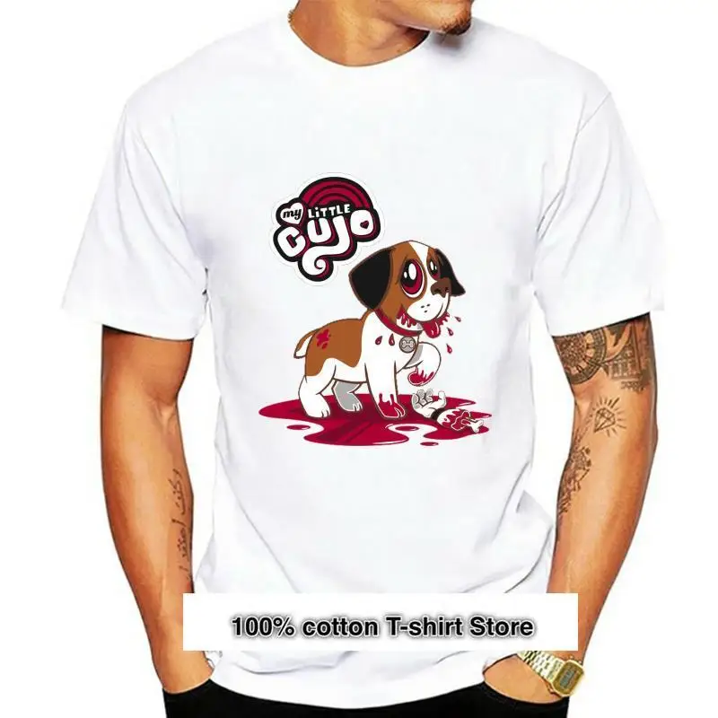 

Camiseta de My Little Cujo Stephen King para hombre, camiseta de ужас, camiseta para mujer