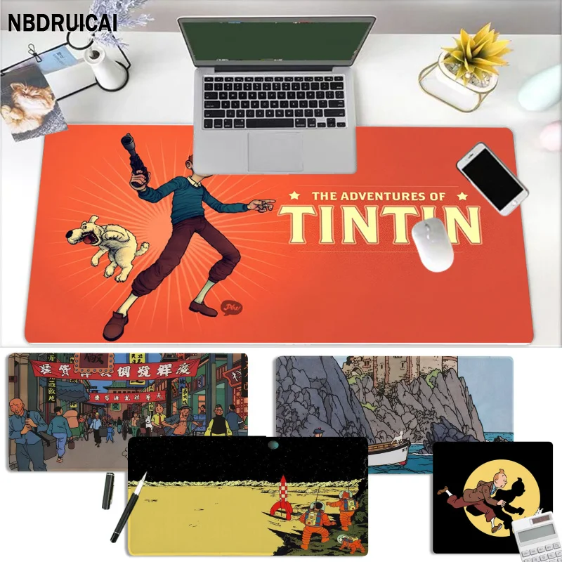

Новые поступления, коврик для мыши «Приключения Ttin», супер креативный игровой коврик для клавиатуры INS Tide большого размера для геймеров