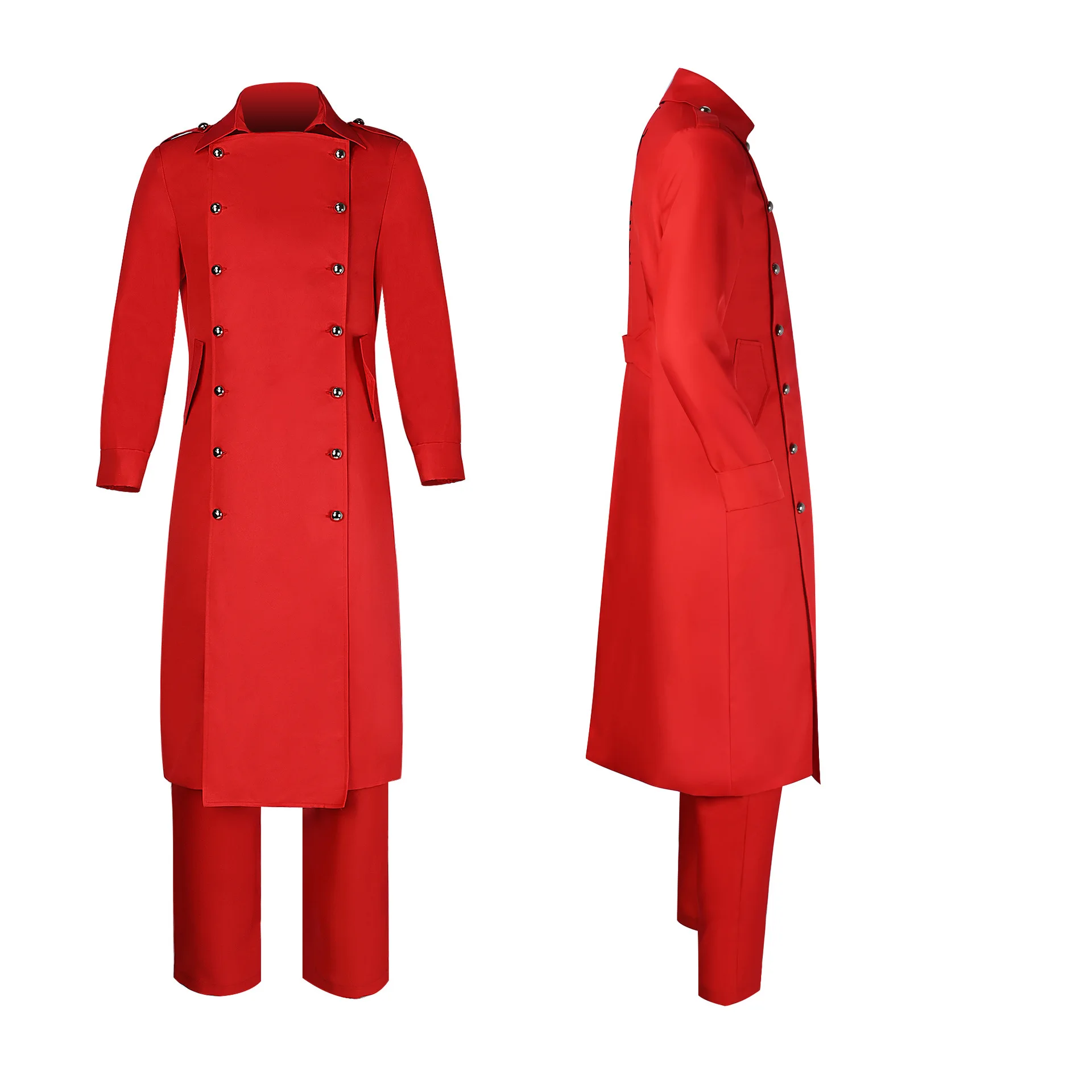 Аниме Daiju Shiba Косплей Костюм Парик Тайдзю Шиба Красный Тренч Униформа Generation Tokyo Manji