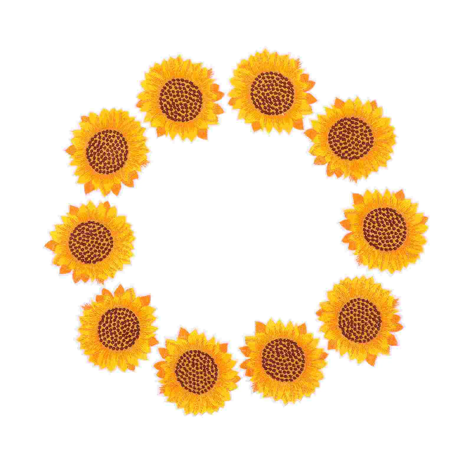 

Party Supplies Pretty Cloth Sticker Delicate Patch Embroidery Sunflower Clothes