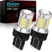 yorkim 7443 led bulb t20 led bulbs with projector replacement for led reverse blinker brake tail lights pack of 2