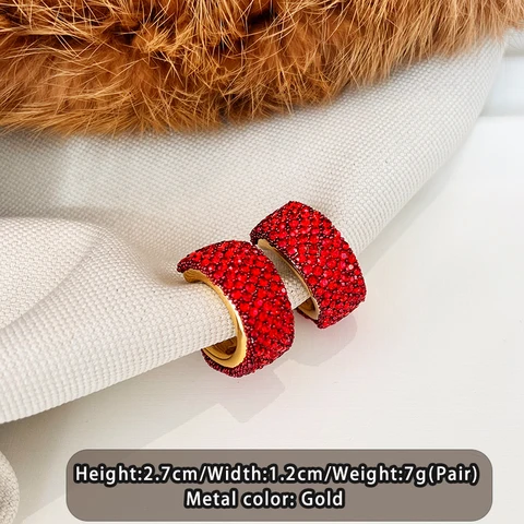 Taoya серьги-капельки из медного сплава с искусственным кристаллом