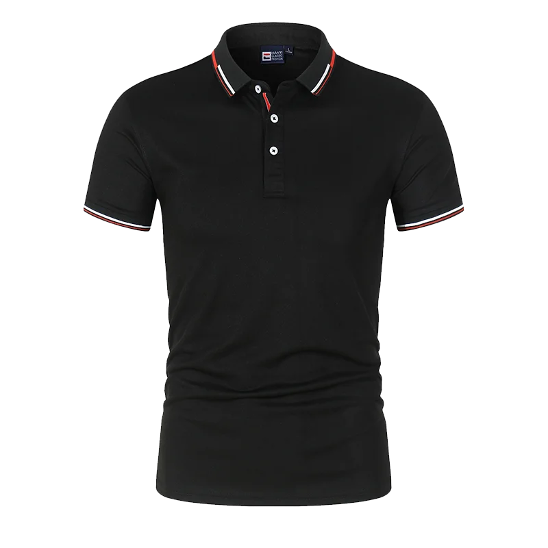 

Summer Men'S Short-Sleeved Trendy Fashion Comfortable Breathable Sweat-Absorbing Quick-Drying Slim Short-Sleeved