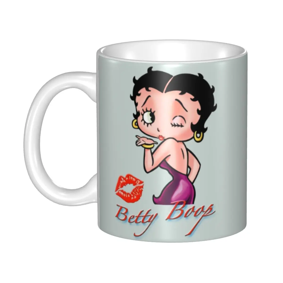 

Boop Bettys Fairy Coffee Mug DIY Custom Cartoon Pattern Ceramic Mug Cup Creative Gift Men Women Cups And Mugs