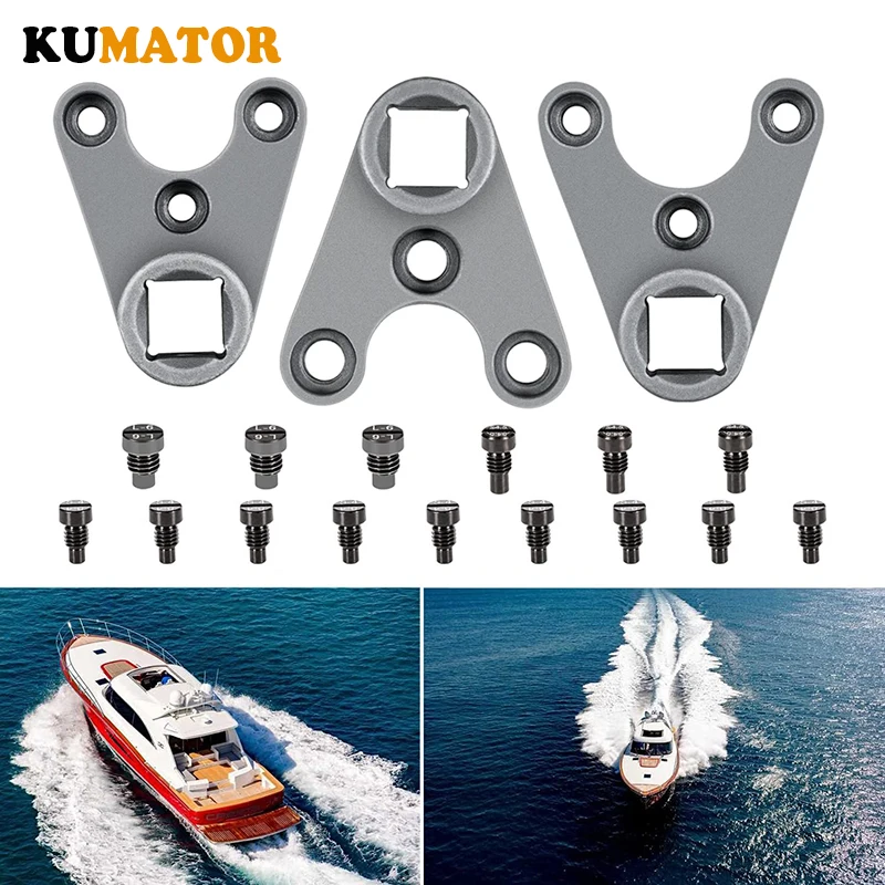 KUMATOR Outboard Trim/Tilt Pin Wrench Tools Set MT0004 and MT0006 and MT0009 Fit for Yamaha Suzuki Johnson Evinrude