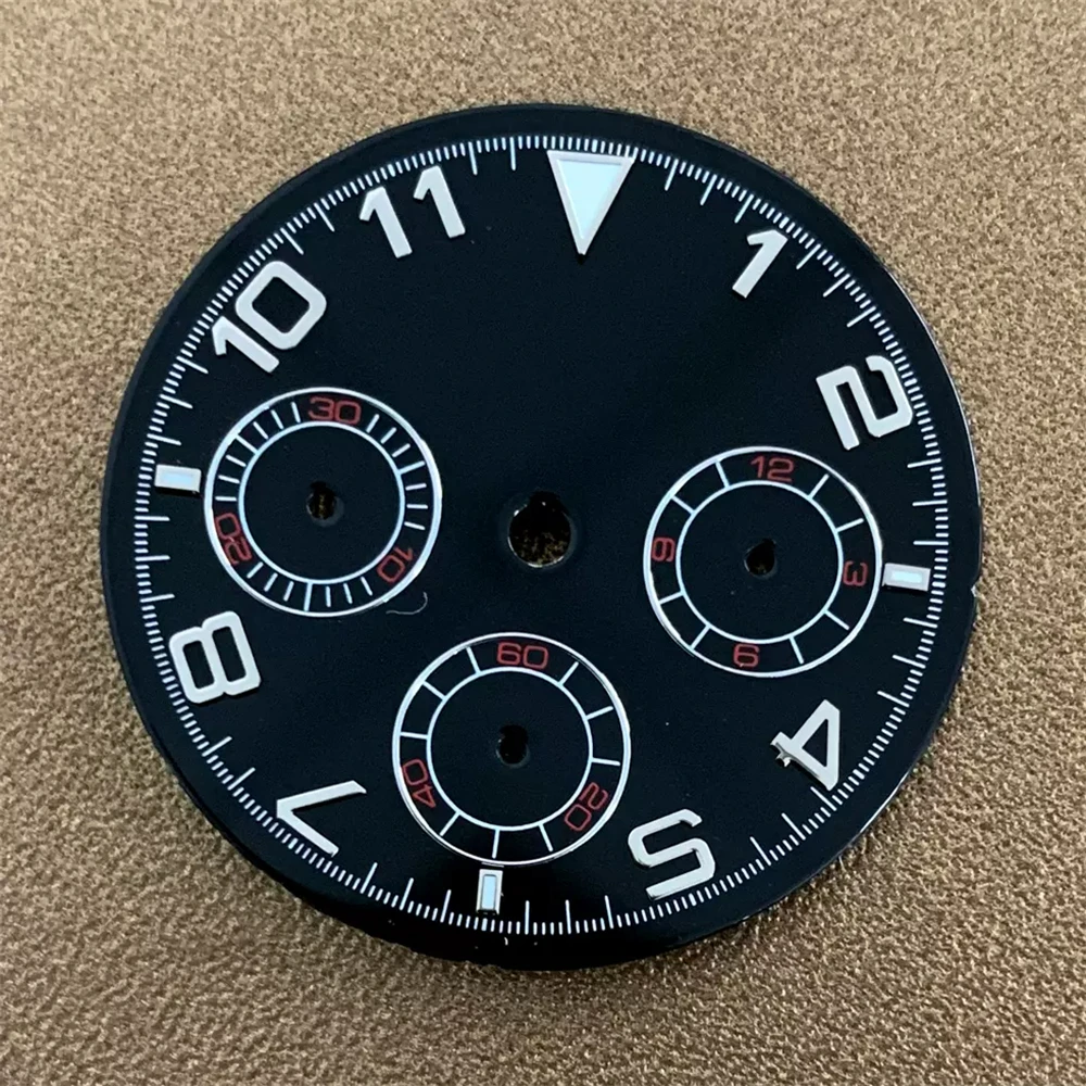 29.5mm Watch Dial Sterile Dials for VK63 Movement Quartz Watch Accessories