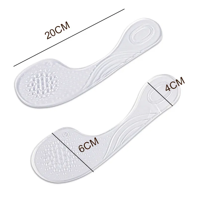 Силиконовые стельки с поддержкой свода стопы ПВХ вставки для обуви
