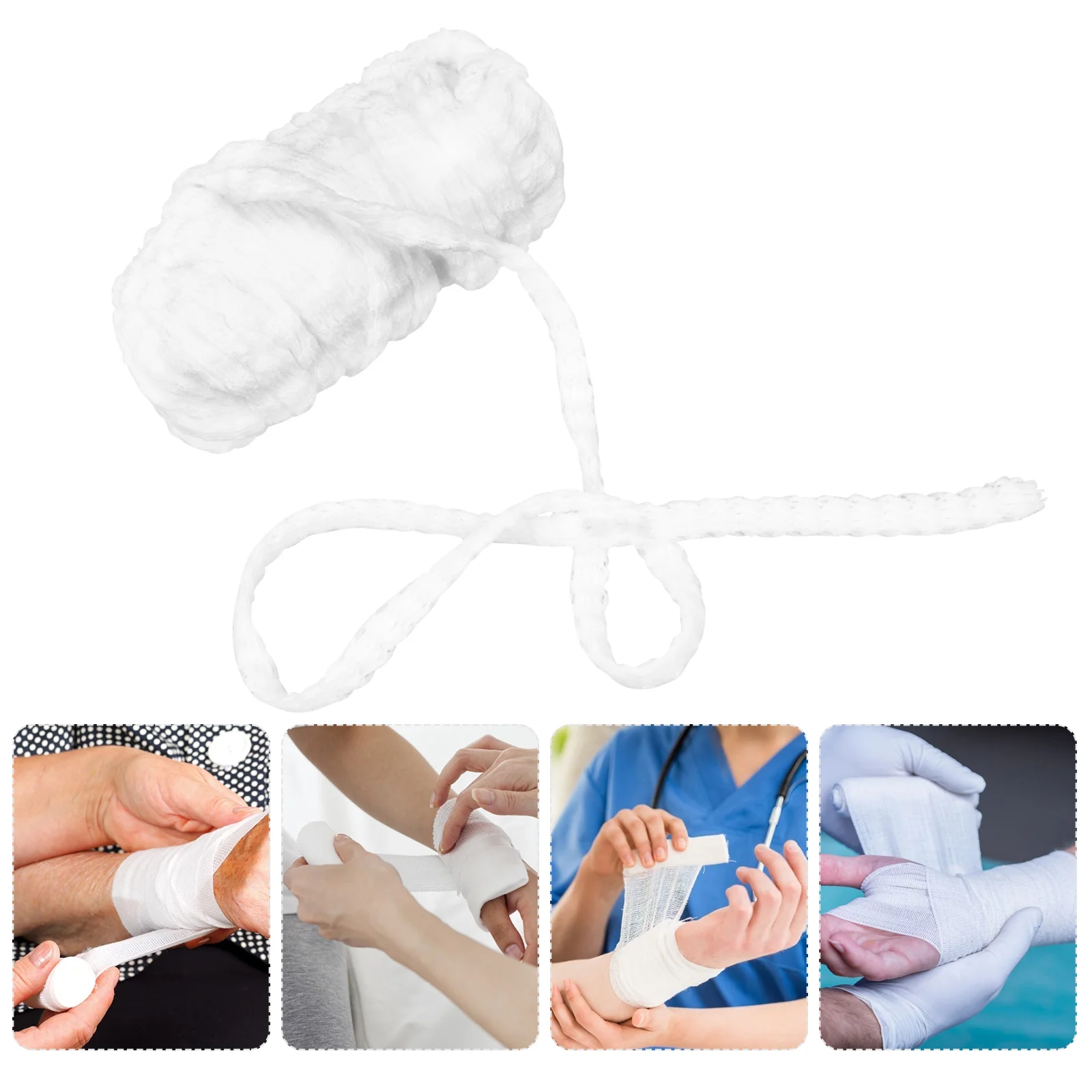 

1 Roll Wrist Knee Elastic Care Toe Knee Bandages Tubular Webbing