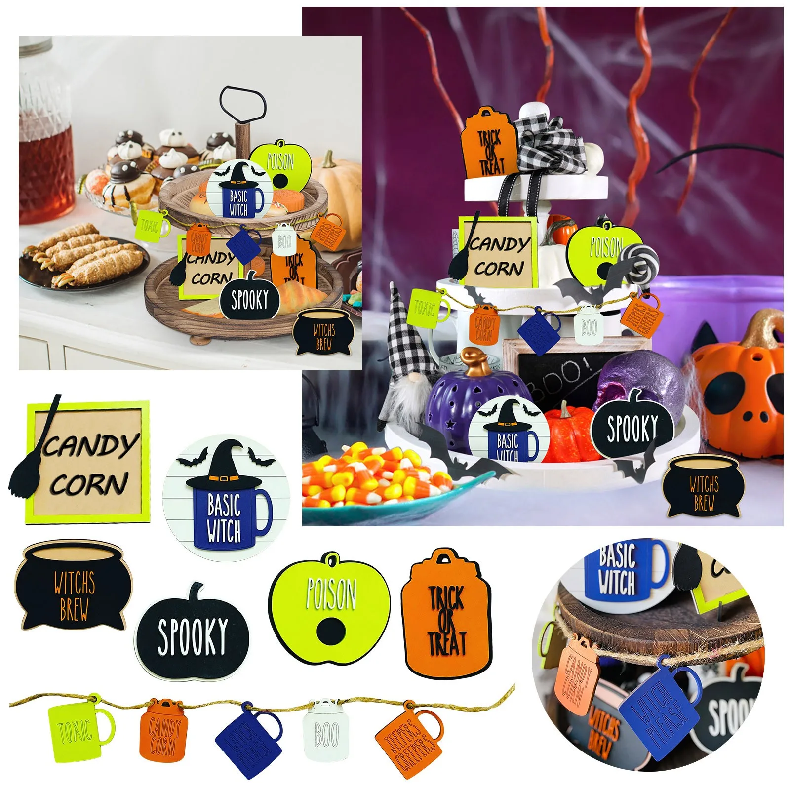 

Деревянный центральный поднос для столовой, деревянный центральный поднос, Круглый Деревянный центральный поднос для столовой, вертикальн...