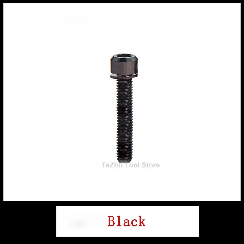

1 шт. титановый болт M5 M6 M7 M8 x 16/18/20/25 мм, фиксированные винты с шестигранной головкой и шайбой для велосипедного дискового тормоза