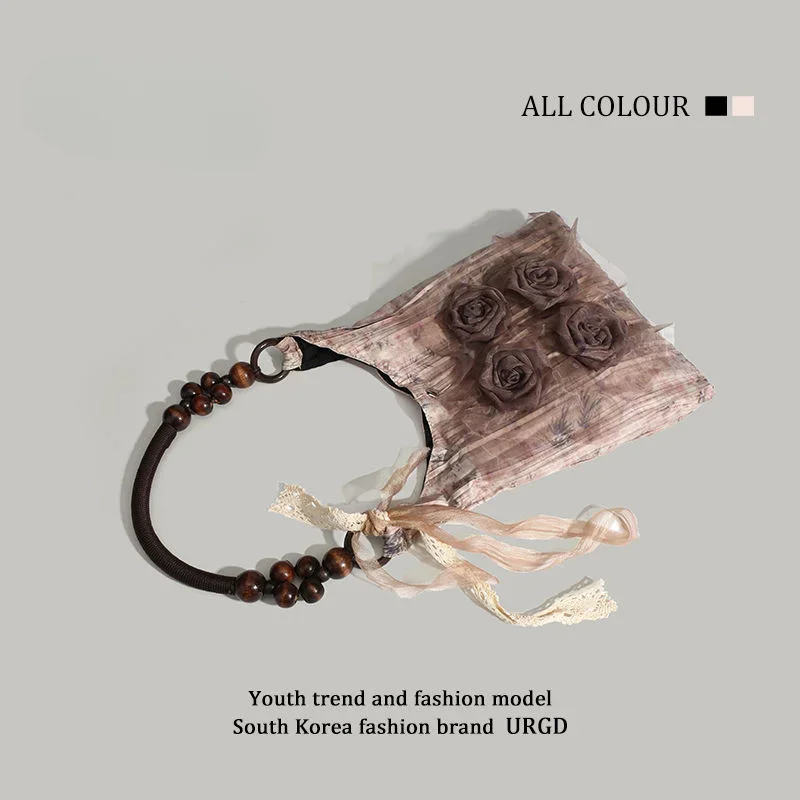 Большая вместительная сумка-тоут премиум-класса на одно плечо винтажная нишевая