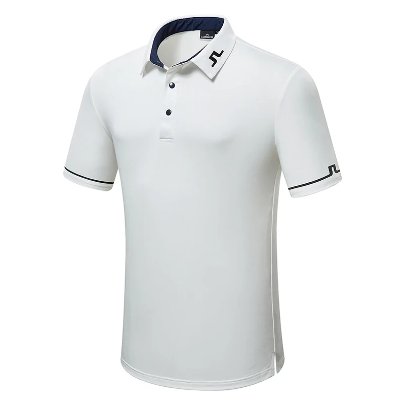 

Golf Outdoor Sportswear Men's Golf Wear Breathable Short Sleeve T-shirt Polo Shirt Quick Drying Non Iron Top Moisture