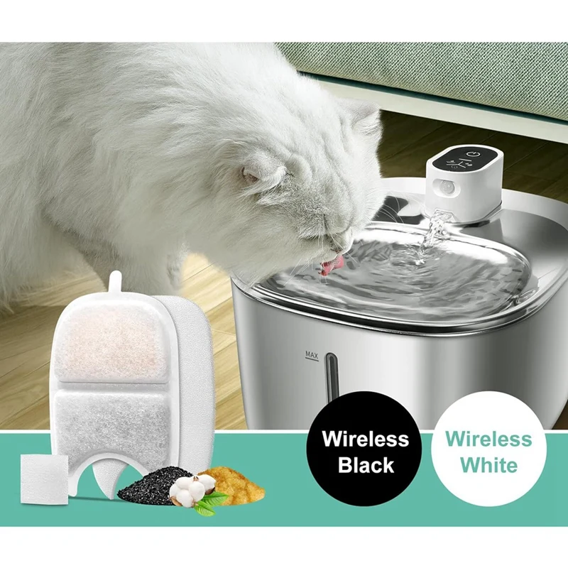 Сменные фильтры и губки для фонтана 135 FlOz/4L Cat фильтр с тройной фильтрацией Pet