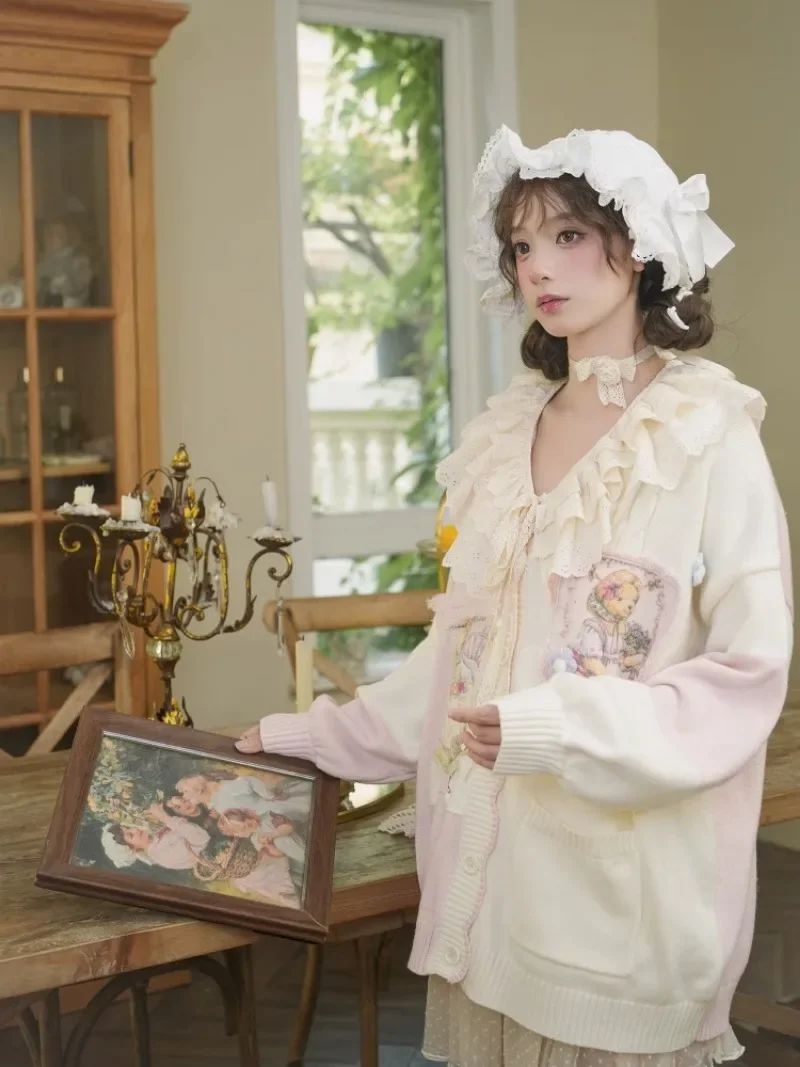 Милые вязаные пуловеры MAGOGO в стиле девушки Мори осенне-зимний женский свитер с