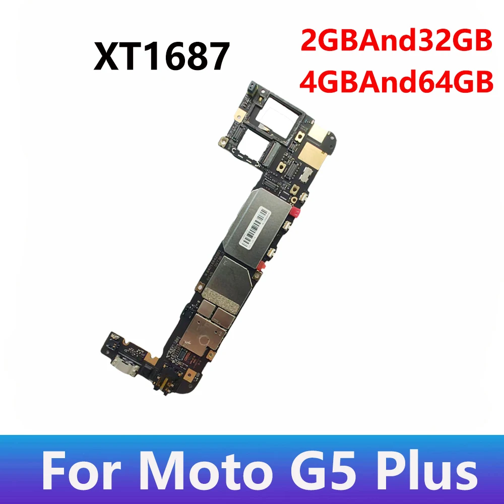 

Для Motorola Moto G5Plus XT1687 материнская плата мобильная электронная панель материнская плата схемы с чипами 4 Гб и 64 ГБ