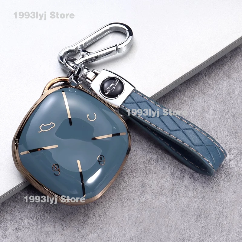 

Автомобильный брелок для ключей для Chery Jetour Dashing 2023 2024, силиконовый чехол из ТПУ, ключ