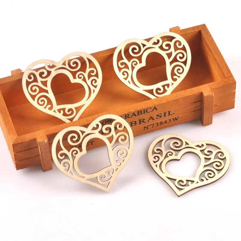 5 шт. подвесные украшения из натурального дерева сделай сам подвеска в виде