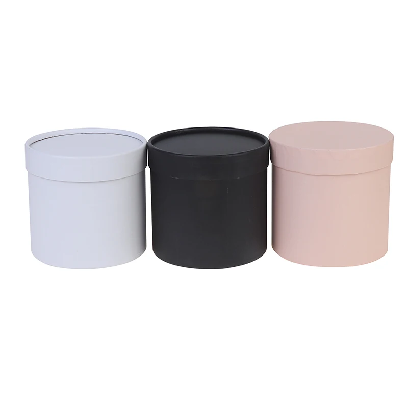 

1 PC Round Flower Paper Boxes Hold The Bucket Gift Packaging Box Party Gift Box Candy Bar Party Wedding Gift Storage Box