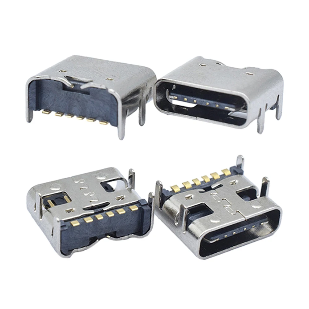 

10/5 шт., 6-контактный фоторазъем USB Type-C 3,1