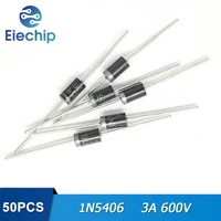 50pcs 1n5406 in5406 do 27 rectifier diode 3a 600v
