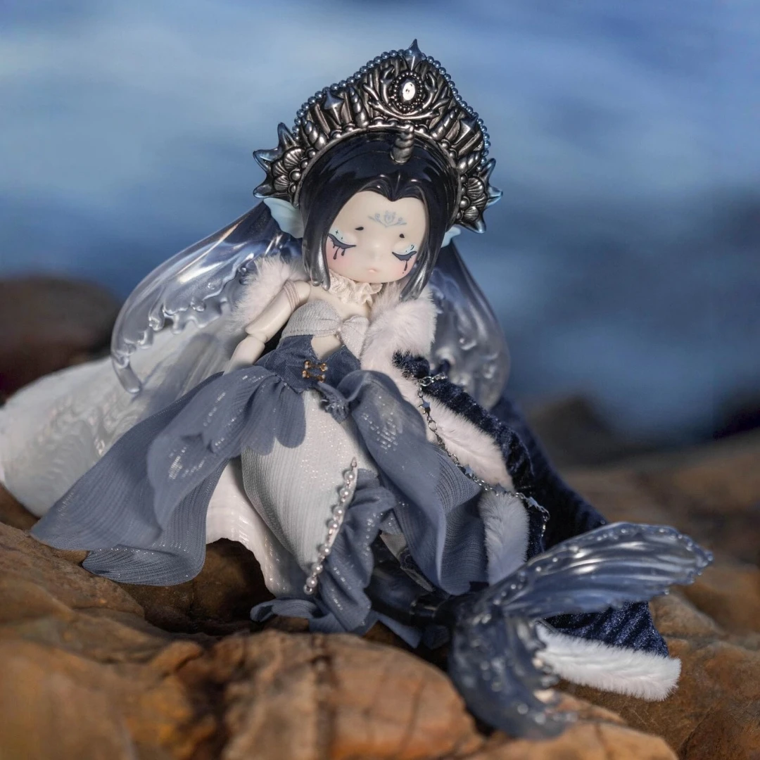 Фото Оригинальная коллекционная фигурка Penny's Box Tidal Secret Language Series 1/12, BJD, в слепой коробке, милая модель русалки, украшение, игрушка, подарок №2