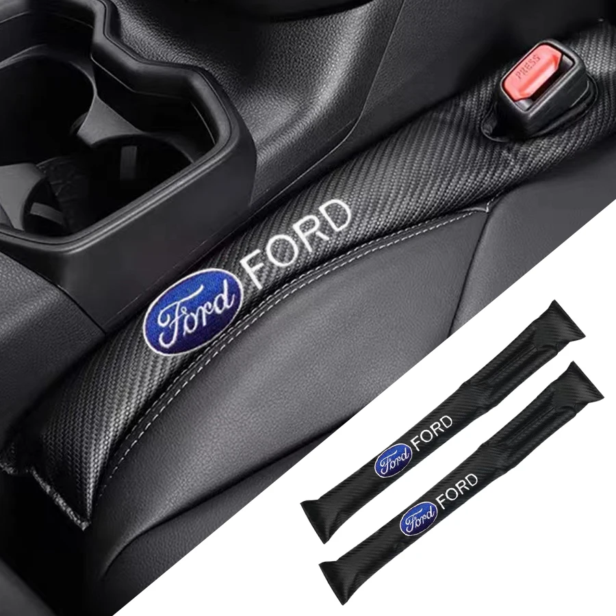 

Car Seat Gap Plug Filler Universal Soft Leakproof Padding PU Leather Pads Accessories For Ford Focus MK3 Fiesta Ranger Mondeo