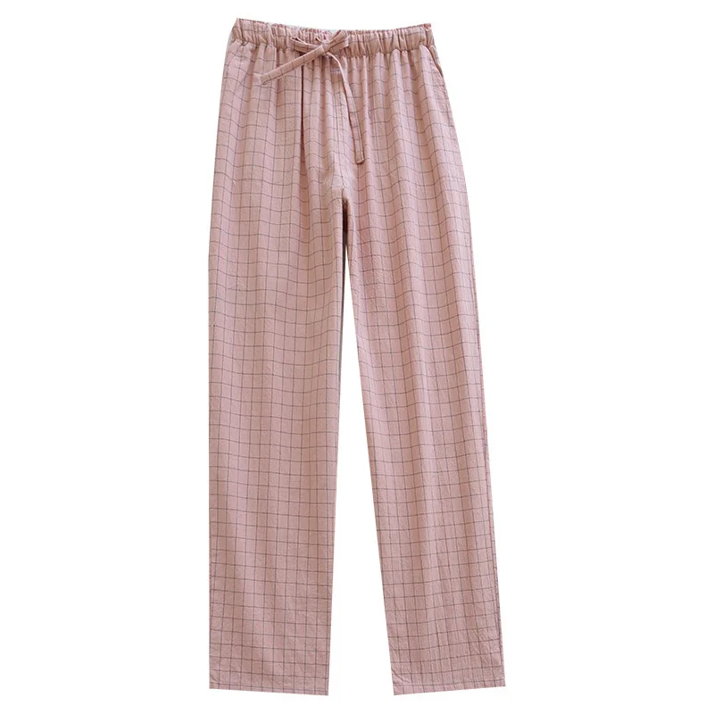 Couple Men's Pajama Pants Full Cotton Home Pants Winter Autumn Loungewear Sleeping Trousers Women Bottoms Night Pants