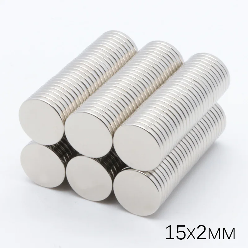 

20pcs 15x2 mm Neodymium Magnet N35 Super Powerful Neodymium Magnets Small Round Magnetic Magnet Imanes Aimant Disc 15*2 mm